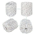 thumbnail image 2 of 5/8 in Polyester Rope 150 FT Nylon Pulling Rope Arborist Rigging Rope Sailing Rope for Camping Swings Arborist Gardening Marine White/Gray/Blue, 2 of 9
