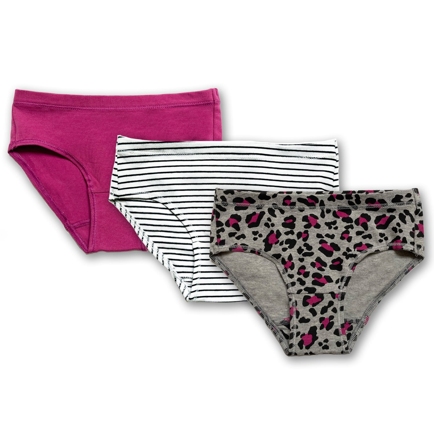 Mightly Tween & Teen Girls' Hipster Bikini Undies | Organic Cotton Fair ...