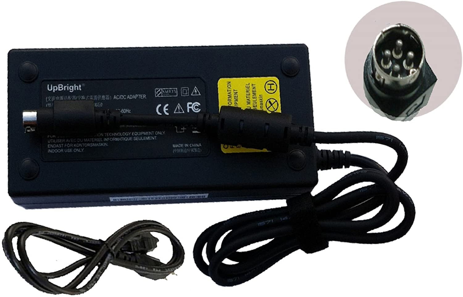 UPBRIGHT NEW Global 4Pin AC / DC Adapter For QNAP SP4BAYADAPTOR NAS