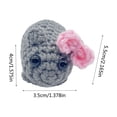 thumbnail image 3 of A Hamster Hook Weaving Doll Keychain Pendant Knitted Hamster, 3 of 8