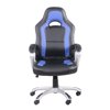 6 Vibrating Armchair PU Leather Office Massage Chair Ergonomic Armchair