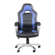 6 Vibrating Armchair PU Leather Office Massage Chair Ergonomic Armchair