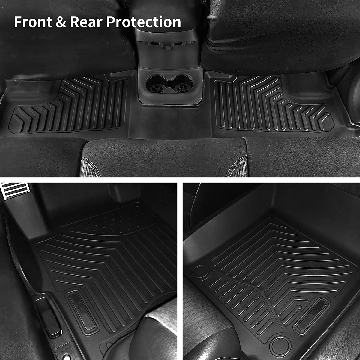 RVNI Floor Mats Liners TPE for 2018-2022 Honda Accord All-Weather Full Set