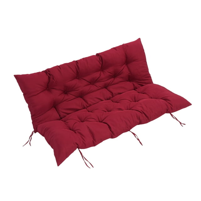 Outdoor Swing Cushion Splashproof Polyester PP Cotton Porch Replacement for Garden Patio Furniture