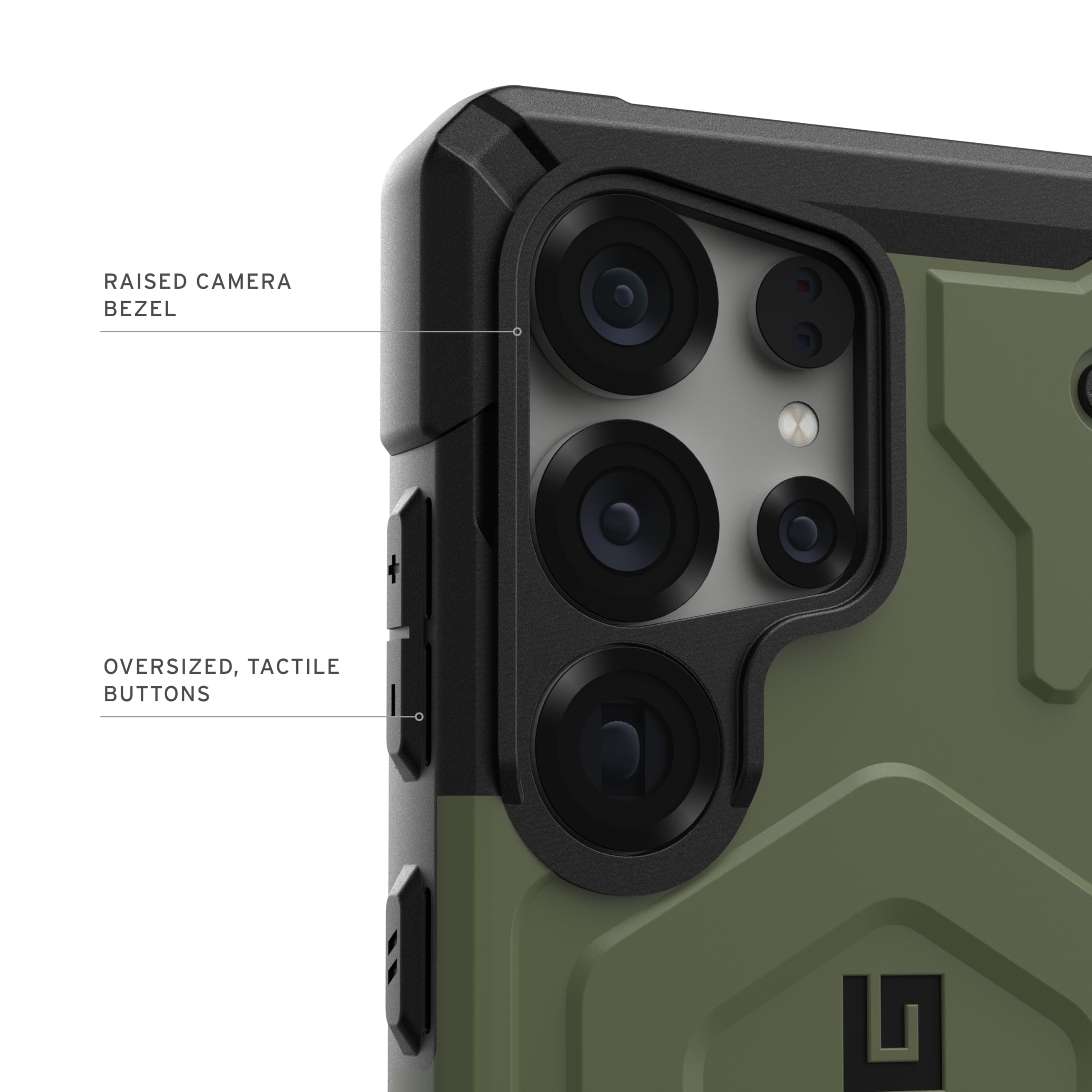 UAG Samsung Galaxy S25 Ultra Case 6.8" Pathfinder - Compatible with Magnetic Charging Armor Shell Impact-Resistant Rugged Military Grade Protective Cover, Olive Drab