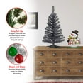 thumbnail image 4 of National Tree Company Artificial Christmas Tree | Includes Stand | Black Tinsel - 3 ft, 4 of 5