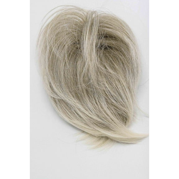 Blonde Grey Hair Bun Scrunchie Silver Blonde Hairpiece