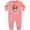Mauve, variant on Pinball Retro Arcade Game Baby Fleece Romper