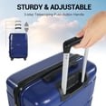thumbnail image 3 of Tripcomp 6 Piece Hardside Luggage Set, 20/24/28 Inch Spinner Suitcase with TSA Lock, Lightweight Travel Case Includes Duffel Bag & Packing Cubes,Blue, 3 of 13