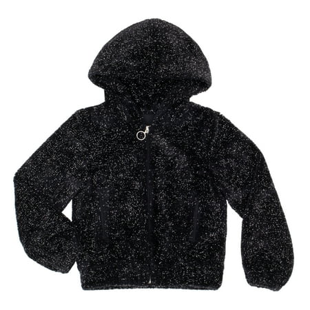 

KIDPIK Girls Sparkling Faux Fur Cozy Lined Jacket Size: 2T - XXL (16)