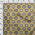 thumbnail image 3 of oneOone Georgette Viscose Gamboge Yellow Fabric Asian Block Craft Projects Decor Fabric Printed by The Yard 42 Inch Wide, 3 of 4