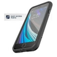 thumbnail image 5 of Encased iPhone SE Belt Clip Holster Case (2020/2022 Rebel Armor) Protective Rugged Full Body Cover with Holder (Black), 5 of 9