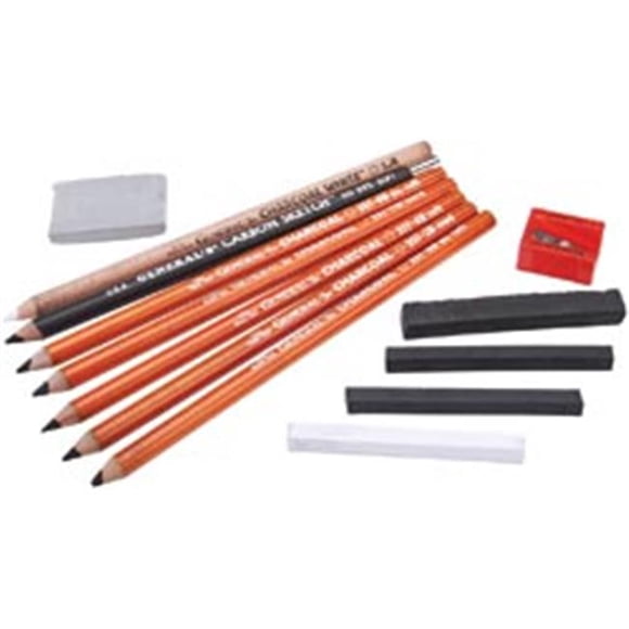 Général Crayon 412327 Kit Charbon-12 Pcs
