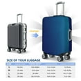thumbnail image 4 of Picia teal blue Luggage Protector Cover Thicken Suitcase Protector Cover Fit 18-32 Inch Luggage-X-Large, 4 of 7