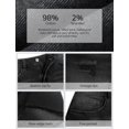 thumbnail image 4 of Pantalones cortos de mezclilla IWD, cintura alta, rasgados, deshilachados, dobladillo crudo, negros, 4 of 7