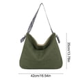 thumbnail image 3 of Bolso de hombro de terciopelo de mujer – Bolso ligero de gran capacidad para el trabajo, viajes y uso diario, 3 of 7