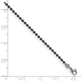 thumbnail image 2 of Stainless Steel Black Pvd 2.5mm Bead Chain Necklace Chain Necklace for Women and Men - 4.2 Grams, 2 of 2