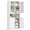 White, variant on IKIMI 72" White Metal Kitchen Pantry Cabinet with 5 Adjustable Shelves, Freestanding Storage Cupboard