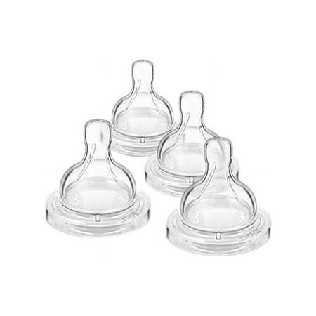 Philips Avent Anti-colic Baby Bottle Medium Flow Nipple, 4pk, SCF423/47