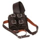 thumbnail image 1 of Accesorios de fotografía de funda, soporte de de material cuero PU temática, accesorios de disfraz de Halloween, de escenario, Marron oscuro Macarena Vaina de espada doble, 1 of 7