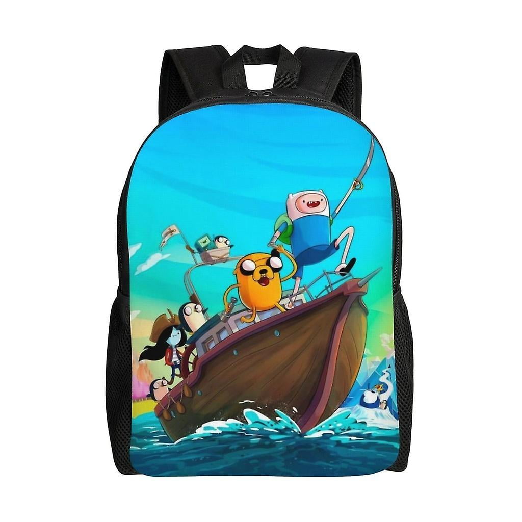 Adventure Time Versatile Backpack Washable casual style School Student Backpack Trendy Oxford Cloth Computer Bag Unisex HXN2604