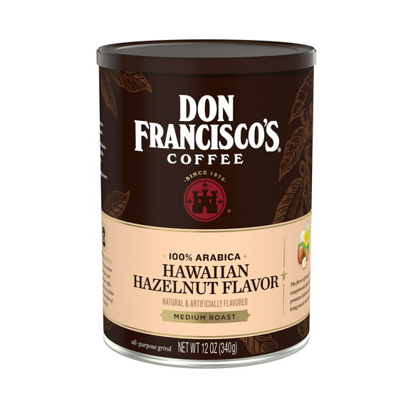 Don Francisco's Hawaiian Hazelnut Gourmet Coffee, 12 oz