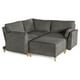 thumbnail image 5 of Sala Modular Makora Morelli Memory Foam Oxford Chenille De 4 módulos, 5 of 9
