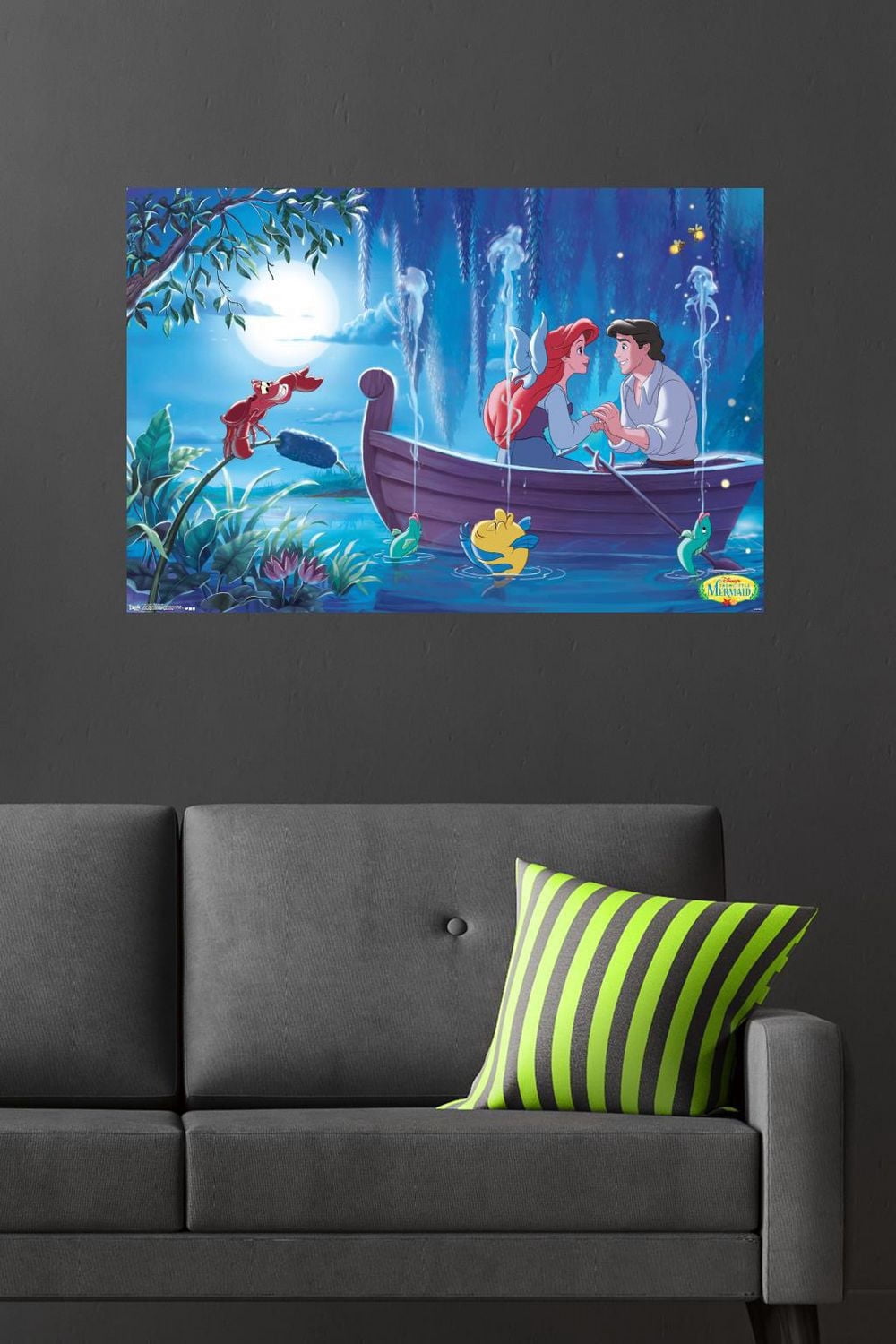 Disney The Little Mermaid - Ariel - Kiss The Girl Wall Poster, 22.375" x 34"