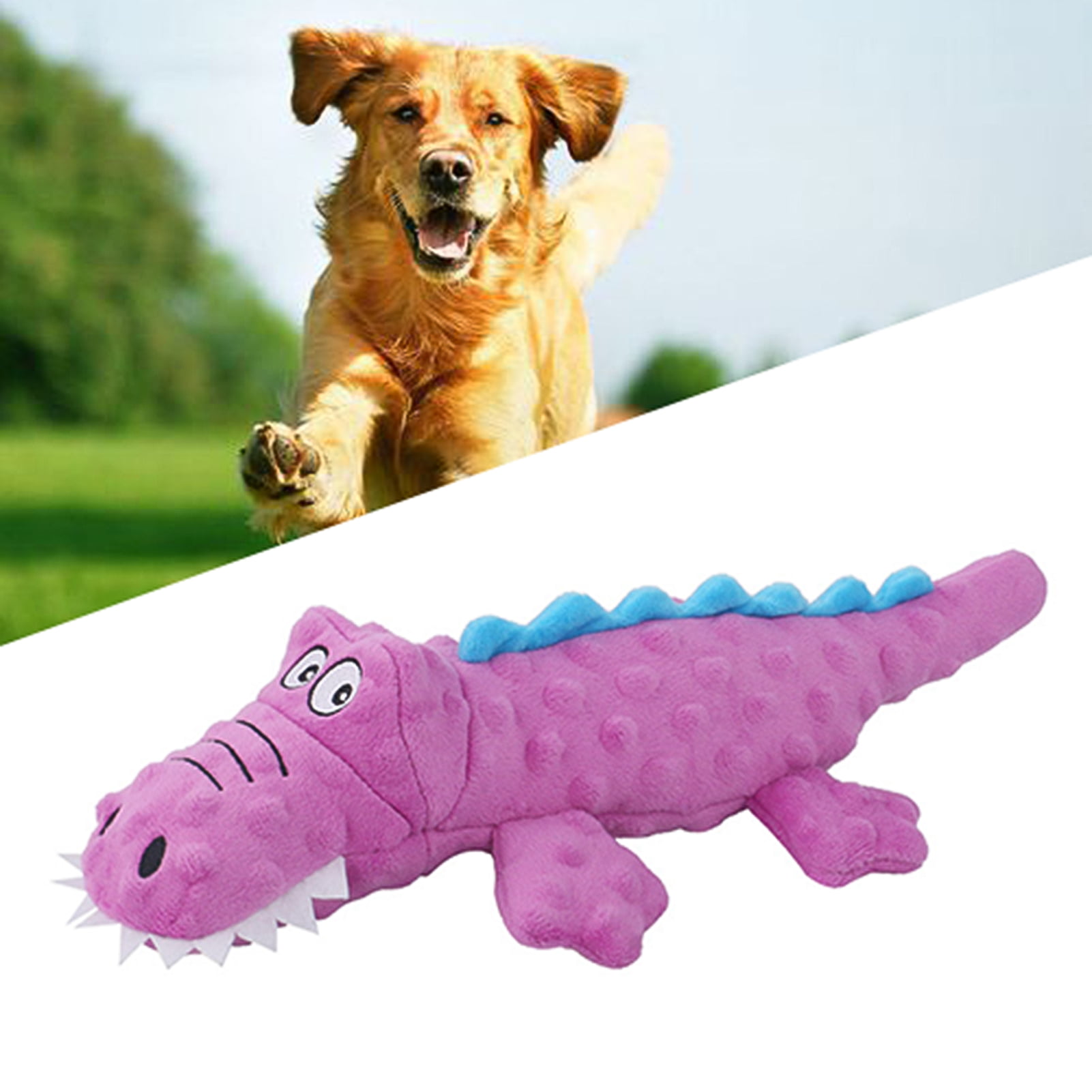 Crocodile Sensory Dog Toy Natural Rubber (Latex), Lead-Free