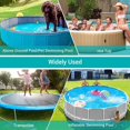thumbnail image 5 of Cubierta redonda para piscina, cubiertas solares para piscinas de 6 pies para piscinas sobre el suelo,cubierta para piscina con cordón para mejorar (negro), 5 of 5