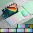 thumbnail image 1 of Funda para Xiaomi Pad 5 Funda de teclado para Xiaomi Mi Pad 5 Pro Funda 2021 ruso español francés Arco Iris Bluetooth teclado Tan Jianjun unisex, 1 of 2