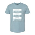 thumbnail image 2 of Wild Bobby, Have Faith Pray Hard Stay Humble Inspirational/Christian Men Premium Tri Blend Tee, Denim, Small, 2 of 6