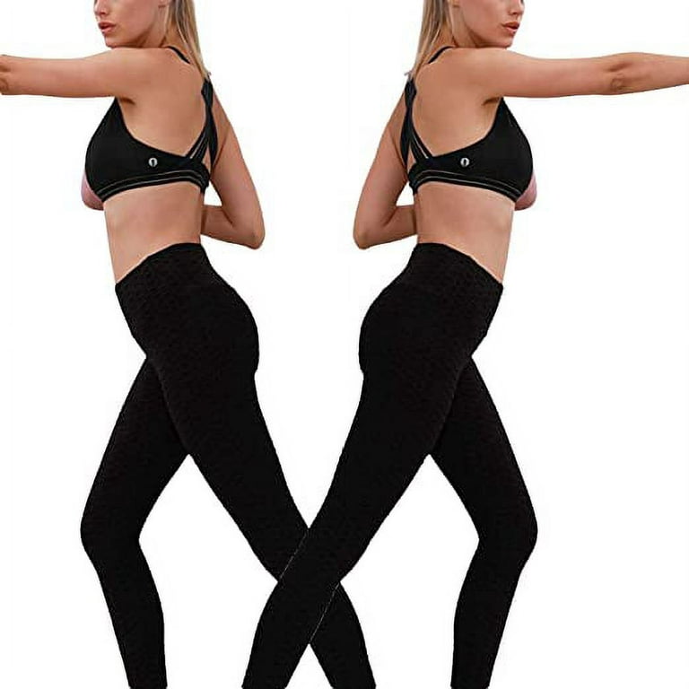 ARRUSA TIK Tok High Waist Butt Lifting Leggings, Tummy Control Workout  Tights, Women Yoga Pants for Gym Sports
