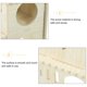 thumbnail image 3 of 1 Set of Guinea Pig Hideout House With Ramp Multi-chamber Small Animal Hut Rabbit Nest, 3 of 3