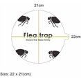 thumbnail image 2 of Flea Trap Refills 10 Packs, Flea Trap for Inside Your Home, Replacement Pads for Fleas Light, 7.1 Inch Natural Glue Discs Refill, 2 of 5