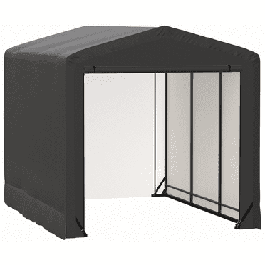 ShelterTube Wind and Snow-Load Rated Garage, 10x14x10 Gray