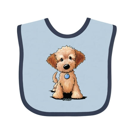 

Inktastic KiniArt Mini Goldendoodle Gift Baby Boy or Baby Girl Bib