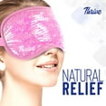 thumbnail image 6 of Thrive Hot & Cold Gel Bead Eye Mask for Puffiness, Migraine Relief, Pink, 6 of 8