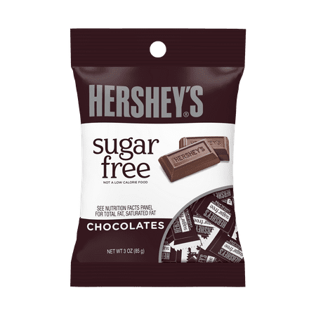 (4 Pack) Hershey's, Sugar Free Chocolate Candy, 3