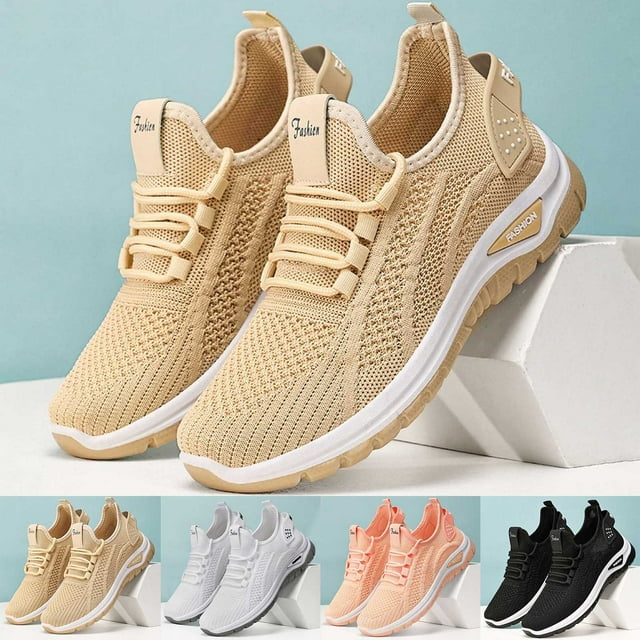 Espadrilles pour Femmes, Espadrilles Tendance, Design Décontracté à Lacets, Semelle Plate, Polyvalentes, Printemps Été, Chaussures de Sport pour Femmes, Rose 36
