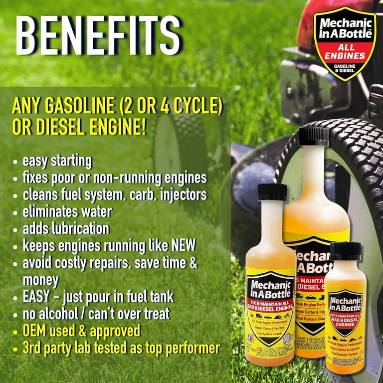 B3C Fuel Solutions Mechanic In A Bottle Gallon Jug, Synthetic Fuel