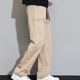 thumbnail image 4 of Men's Pants Casual Daily Outdoor Beach Lightweight Breathable Pants Casual Pants for Men Khaki L, 4 of 7