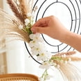 thumbnail image 4 of Metal Wreath Frame Form 8 Inch Dark Round Wire Wreath Rings Wire Garland Frame for Wedding New Year Party Home Decor DIY Crafts Supplies and Holiday Decorations for Valentine’s Day Easter Fall Decor, 4 of 6