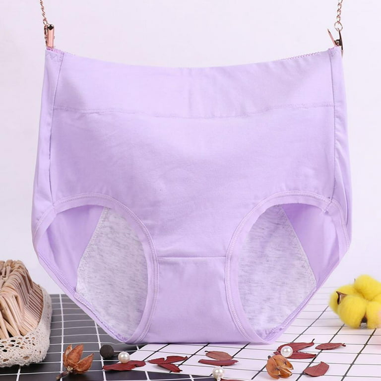Aosijia Womens Hipster Period Underwear Postpartum Teens Menstrual Panties  Female Menstrual Period Panties Leak-Proof Briefs Plus Size Physiological