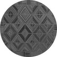 thumbnail image 1 of Ahgly Company Indoor Round Southwestern Gray Country Area Rugs, 6' Round, 1 of 1
