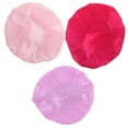 thumbnail image 3 of Miangastore 3pcs Elastic Caps Candy Color Comfortable Breathable Wide Brim Night Hat for Kids, 3 of 9