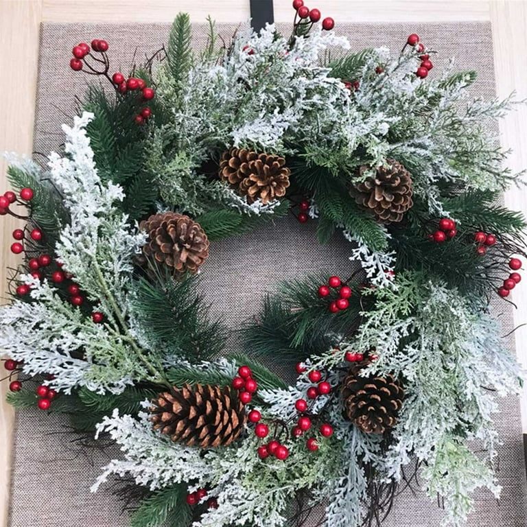 Craft Embellishment: Holly Wreaths - 6pc Craft Embellishment: Holly Wreaths - 6pc