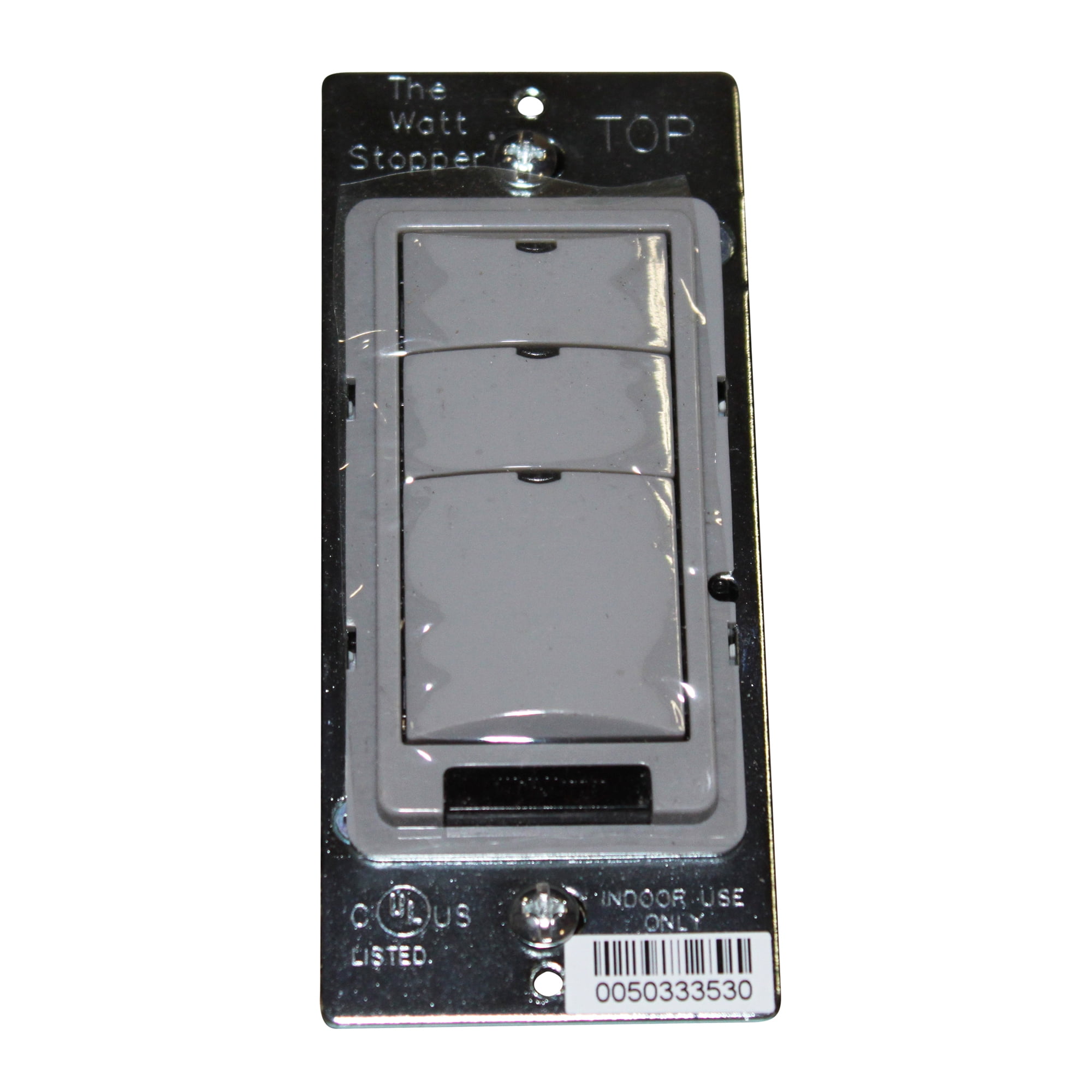 Wattstopper Lmsw 103G Digital Wall Switch 3 Button 5 Amp 24 Volt; Gray