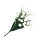 thumbnail image 2 of Toystoory La flor plástica artificial deja la decoración floral del hogar de los bonsais de 7 ramas Decoración blanco, 2 of 4