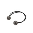 thumbnail image 4 of 2x Hair Ties Elástico Titular Two Diamante Balls Hairband Yinane titular de cola de caballo brillante, 4 of 7